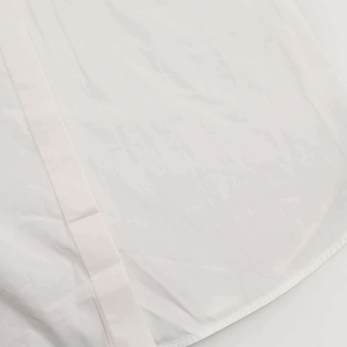 VALENTINO ヴァレンティノ 24AW フラワーデザインスリーブ ブロードシャツ 4B3AB5U05A6 ホワイト 44 ITSPW1MXBDUG VALENTINO - VALENTINO ヴァレンティノ 24AW フラワーデザイン