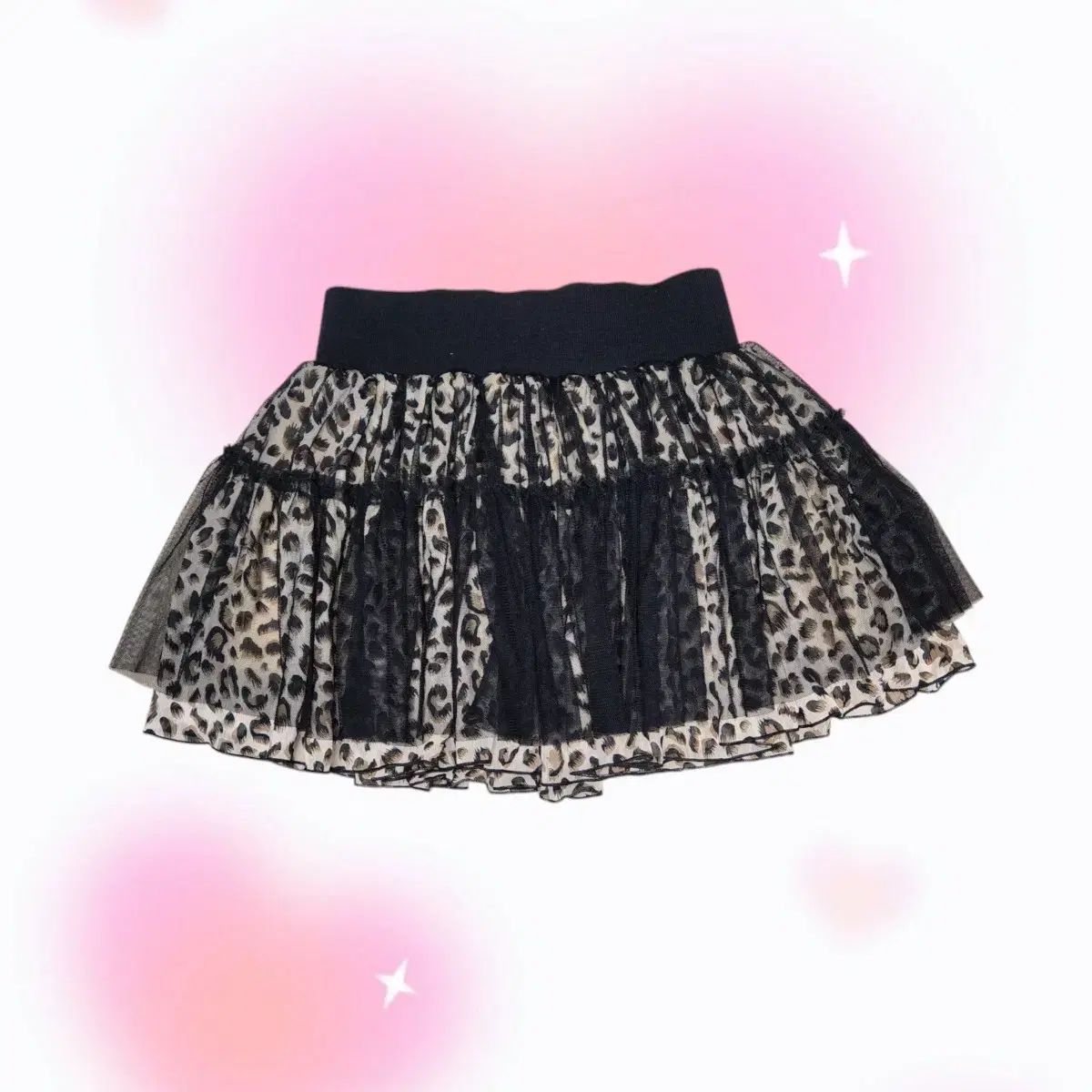 ギャル レオパード スカート レオパードギャル^_^ヒョウ柄 ピンク ミニ