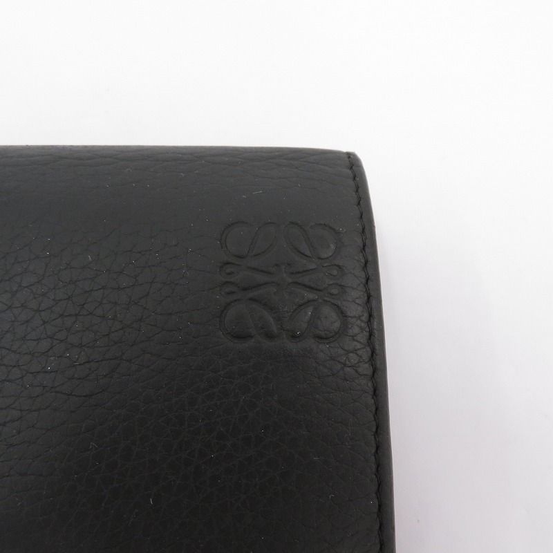 瀬戸大橋店 LOEWE ロエベ 三つ折り財布 トライフォールド ウォレット C660TR2X04 ブラック 125