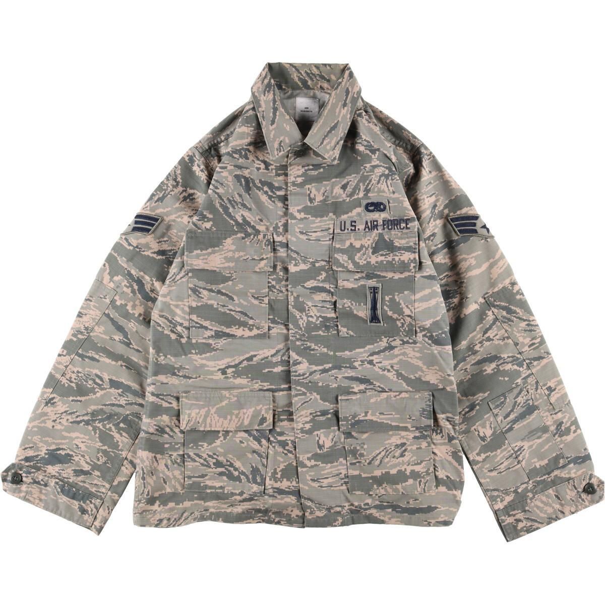 古着 民間品 U.S.AIR FORCE ABU デジタルタイガーカモ 迷彩柄 B.D.U 