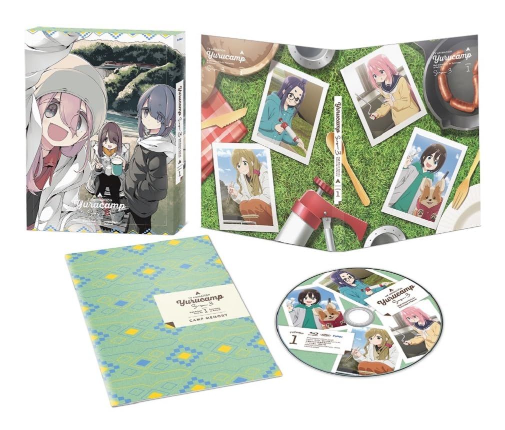 【新品未開封】『ゆるキャン△ SEASON３』Blu-ray　第1巻(場面写L判ブロマイド3枚セット 付) [Blu-ray] 登坂晋 (監督) 形式: Blu-ray