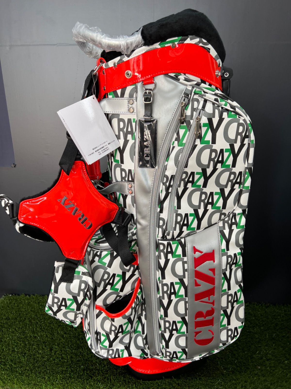 CRAZY (クレイジー) キャディーバッグ スタンド 新品 クレイジー
