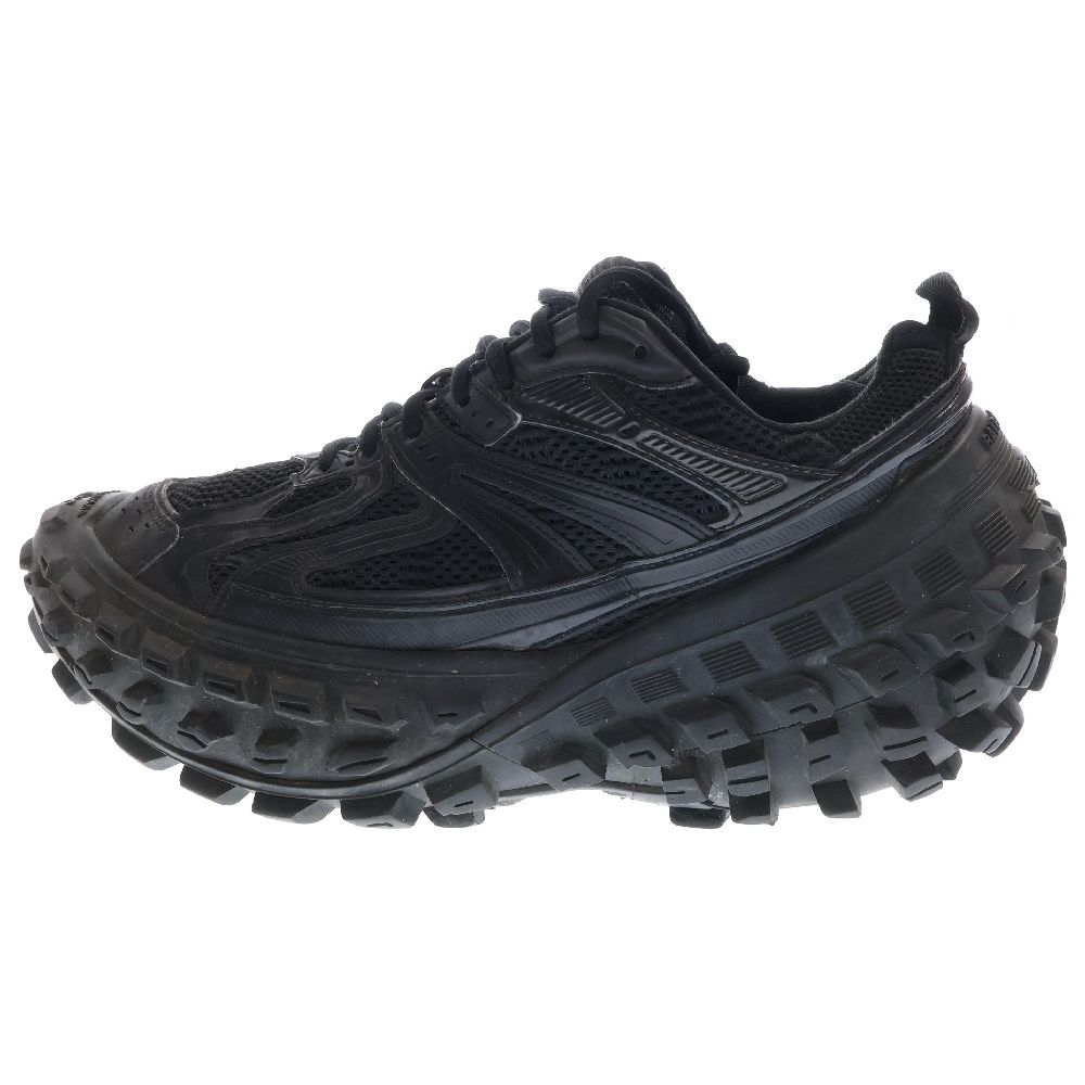 BALENCIAGA (バレンシアガ) DEFENDER/BOUNCER SNEAKER ディフェンダー/バウンサーチャンキーソールメッシュローカットスニーカー ブラック 685613