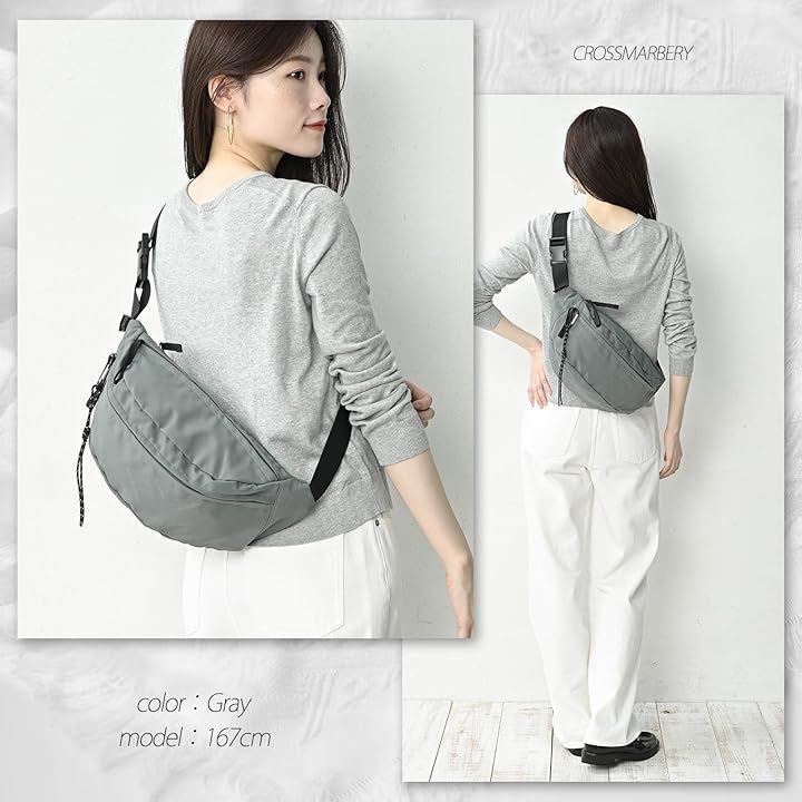 Crossmarbery(クロスマーベリー) ボディバッグ レディース 大容量