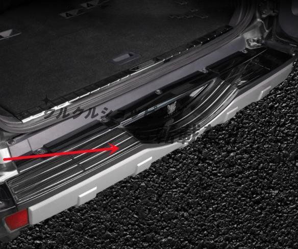 三菱 パジェロ 4代v87v93v97 2006-2021 リア トランクプロテクター ガーニッシュ ステンレス 外側 FFCRYSTALESIA_COM