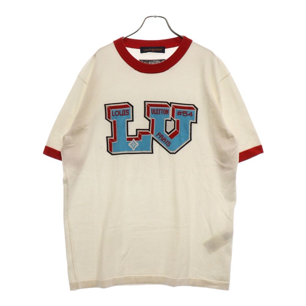[Louis Vuitton] Louis Vuitton 22AW Men's LV Spread Logo T-shirt Cut and Sew Top HNY14X White XS [Used] [Authenticated and Guaranteed Authentic] 206389 main image 0