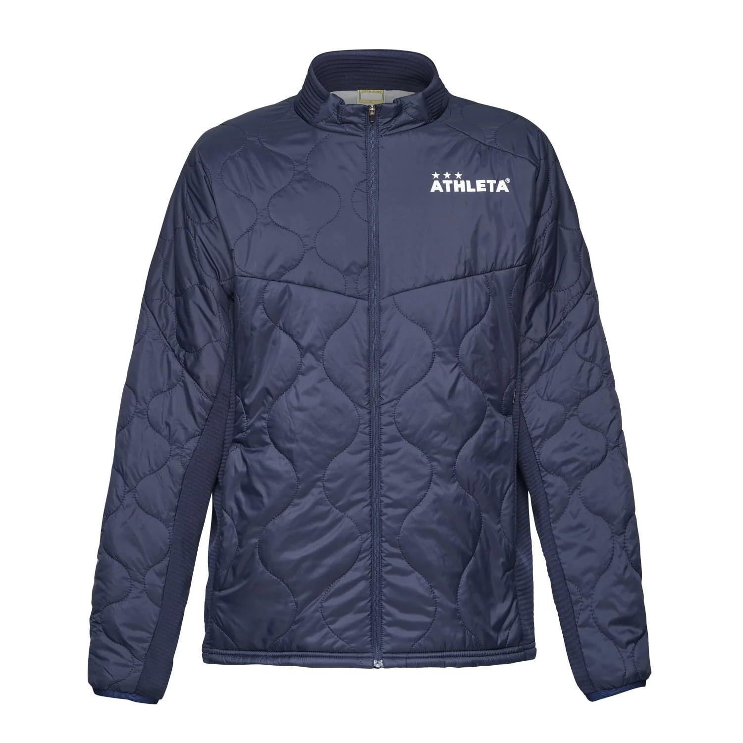 Size 160_Color NAVY 90 アスレタ グリッド起毛パディングTRジャケット Jr NAVY 90 160
