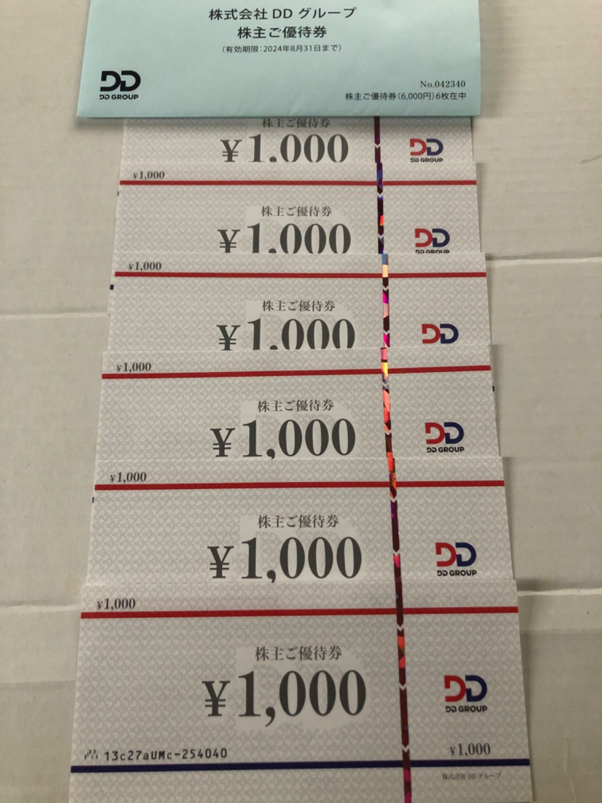 DDグループ 株主優待 6000円分 - metrocompactor.com