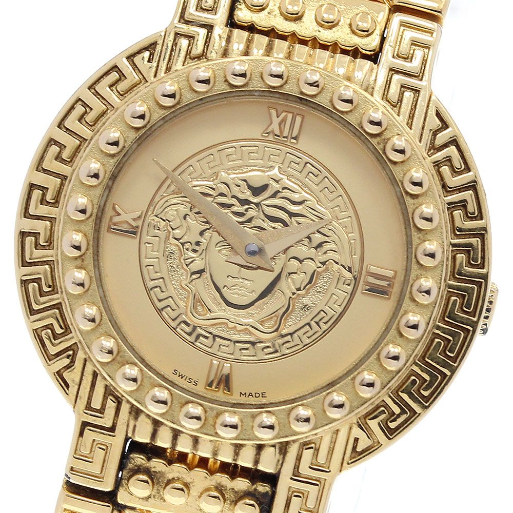 ヴェルサーチ　ウォッチ　7009016 希少　ゴールド ヴェルサーチ コインウォッチ 7009016 希少 ゴールド