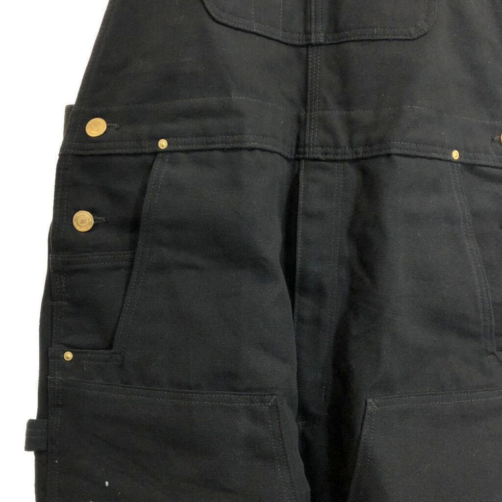 Carhartt カーハート ダック ダブルニー ビブオーバーオール ブラック