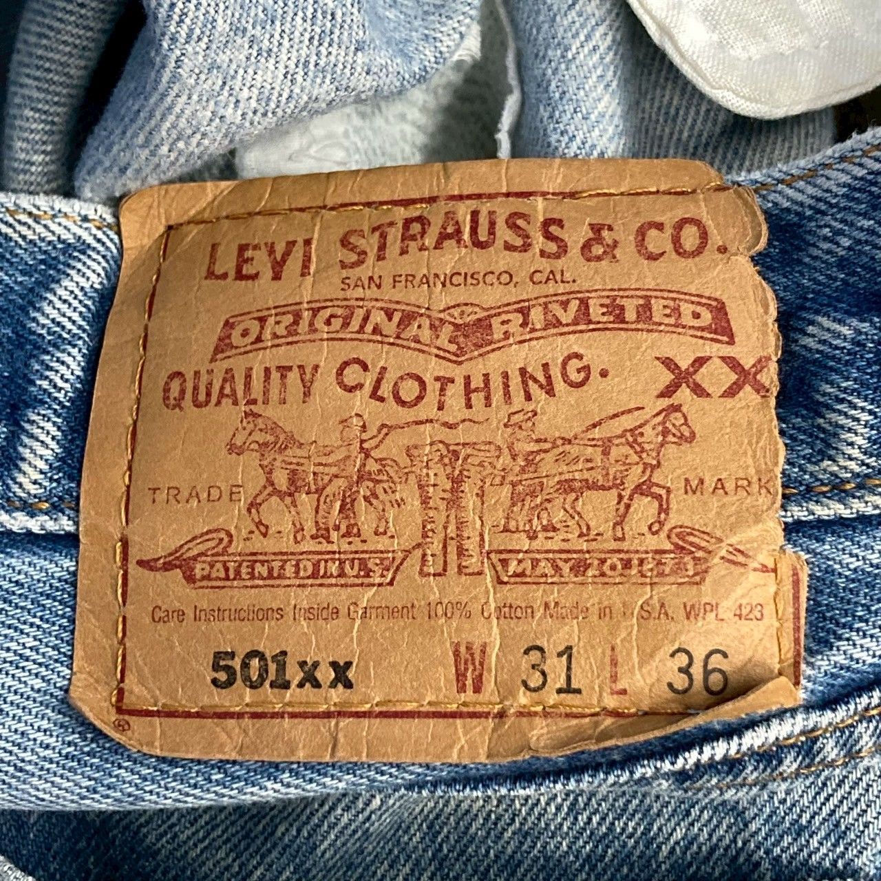 LEVIS リーバイス 501 アメリカ製 90年代 W30 刻印524 Levi's リーバイス 80S 501 USA 米国製 刻印524 83年製 赤耳