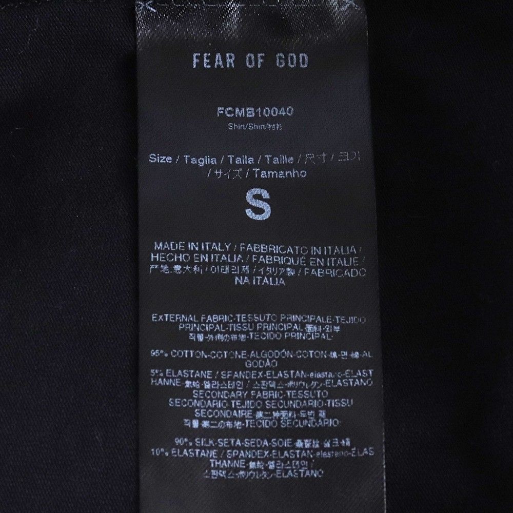 FEAR OF GOD バックロゴパッチクルーネックTシャツ Sサイズ