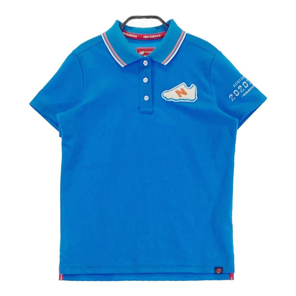 サイズ：2 NEW BALANCE GOLF ニューバランス  半袖ポロシャツ  ブルー系 [240101355900]# ゴルフウェア レディース ストスト