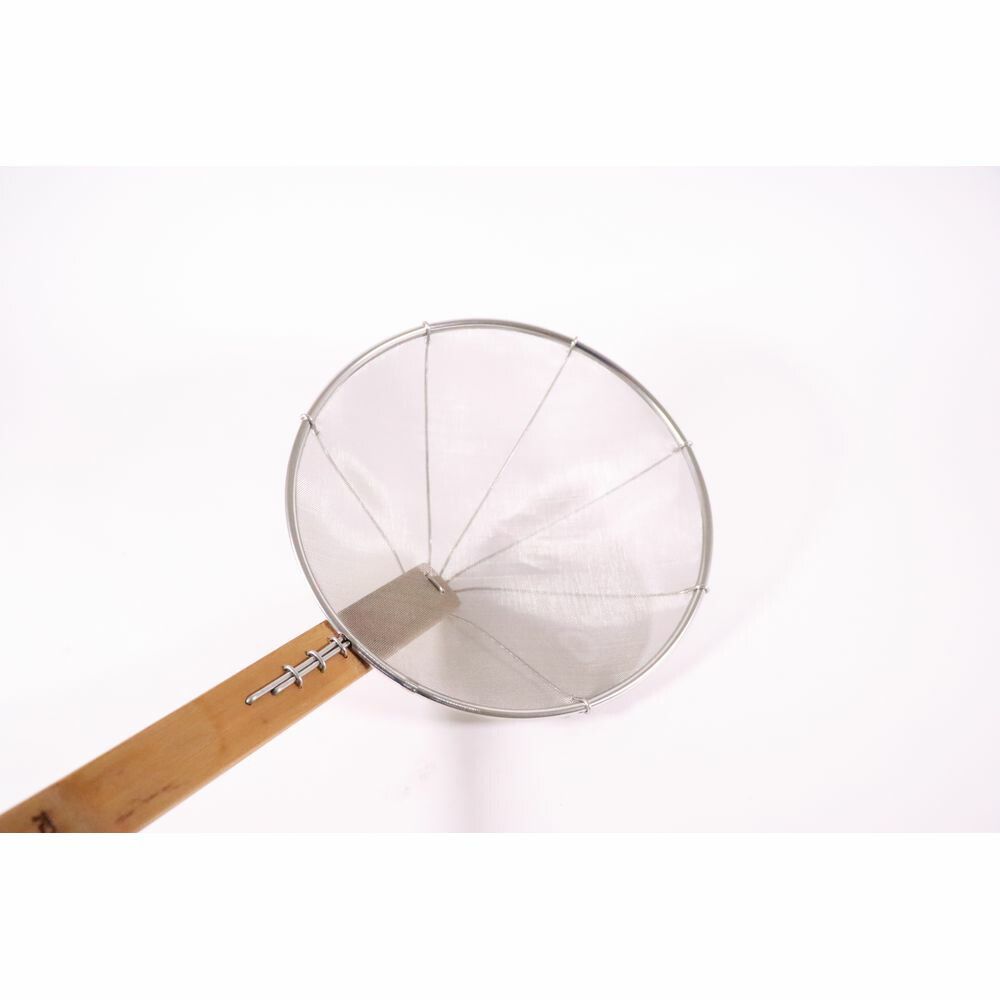 カンダ 神田鉄鍋 炭化竹柄 そば揚げ 細目 30 cm 3