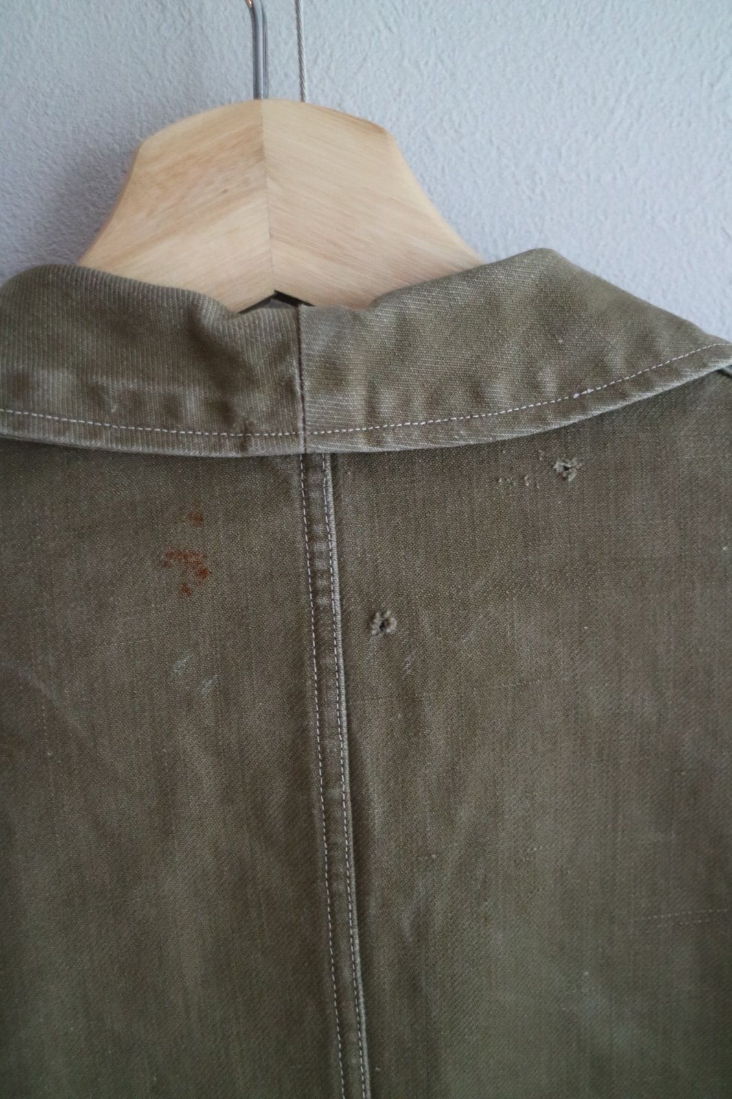 30s-40s French Army M38 Bourgeron Jacket フランス軍 ボージョン