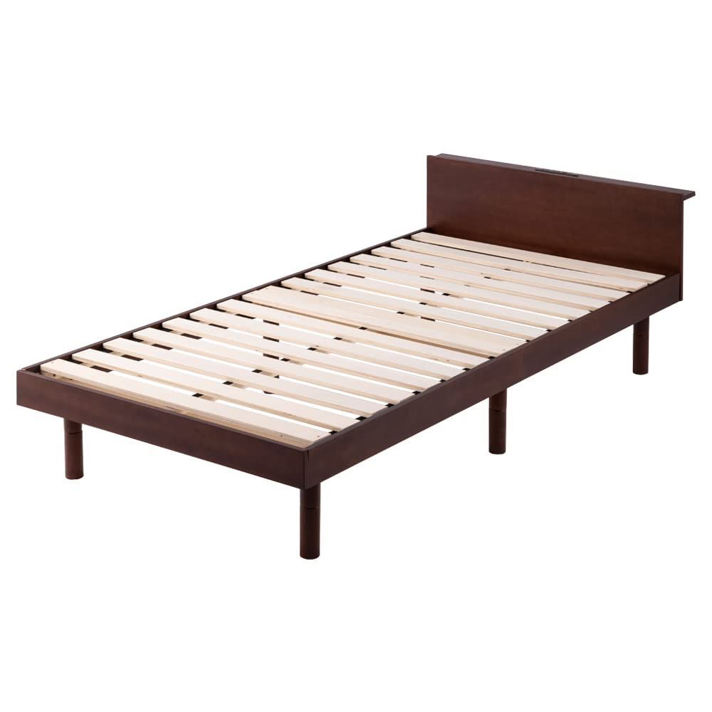 数量限定】アイリスプラザ ベッド ベッドフレーム 2口コンセント・USB