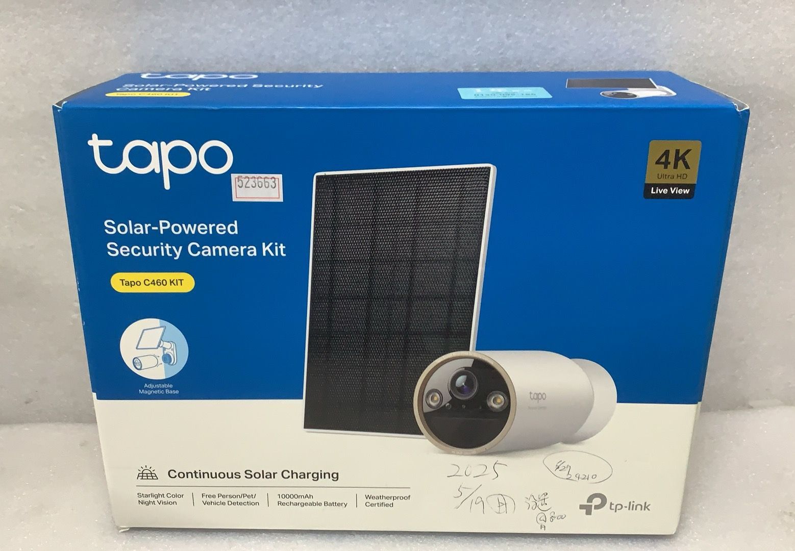 TP-Link Tapo C460 フルワイヤレスセキュリティカメラ--523663