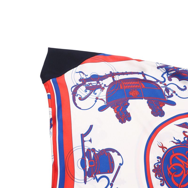 HERMES エルメス ブラウス サイズ34 Vネック ドルマン スカーフ