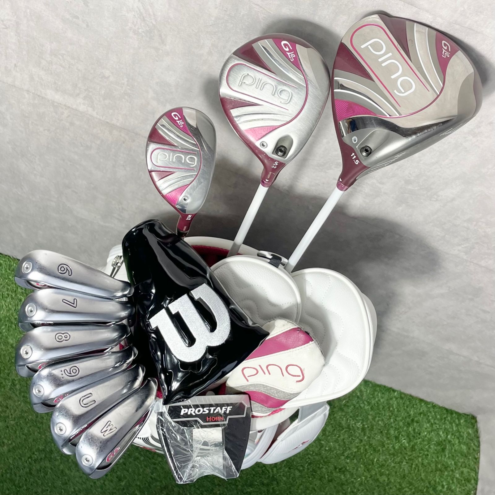 PING GLe2 レディース A ゴルフクラブセット 豪華10本 右 ピン