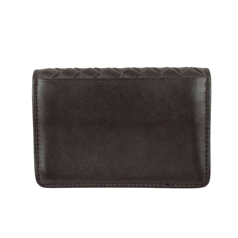 美品 ボッテガヴェネタ イントレチャート カードケース 名刺入れ 黒