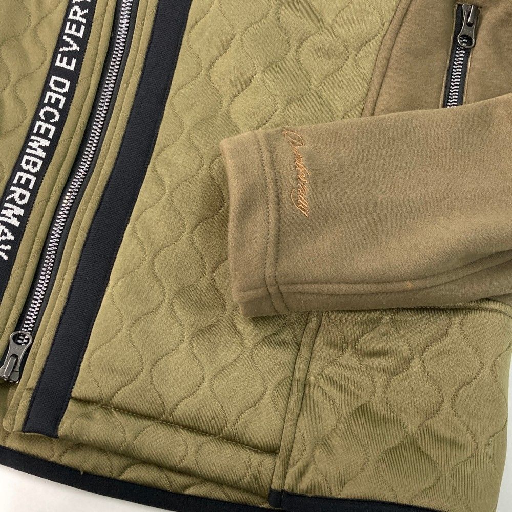 サイズ：XL DECEMBERMAY ディセンバーメイ 裏起毛 切替ジップ