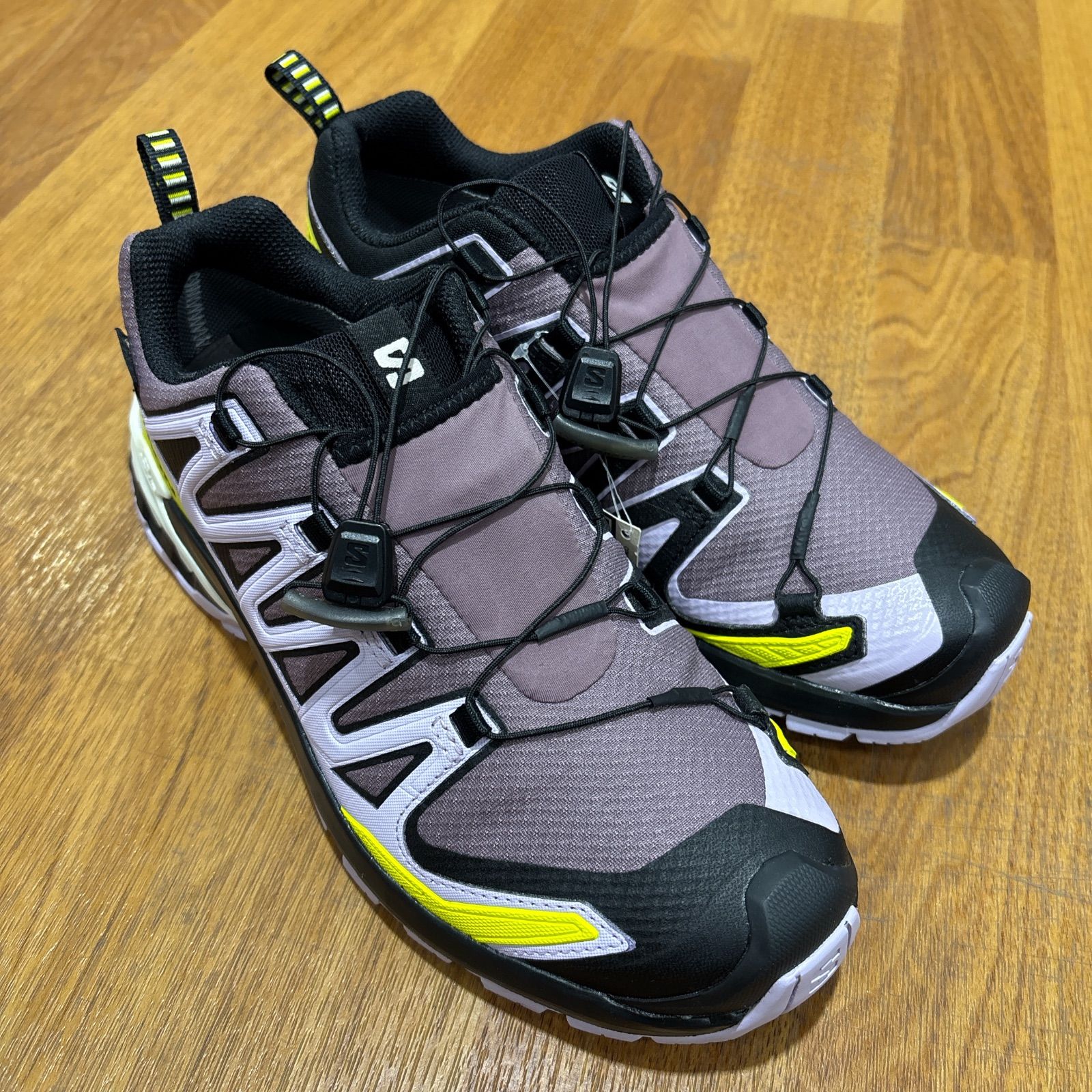 サロモン SALOMON ランニングシューズ トレランシューズ XA PRO 3D V9 GORE-TEX 防水 トレイル ランニング シューズ スニーカー 靴 474695 26 25cm パープル ローカット ゴアテックス 女性用