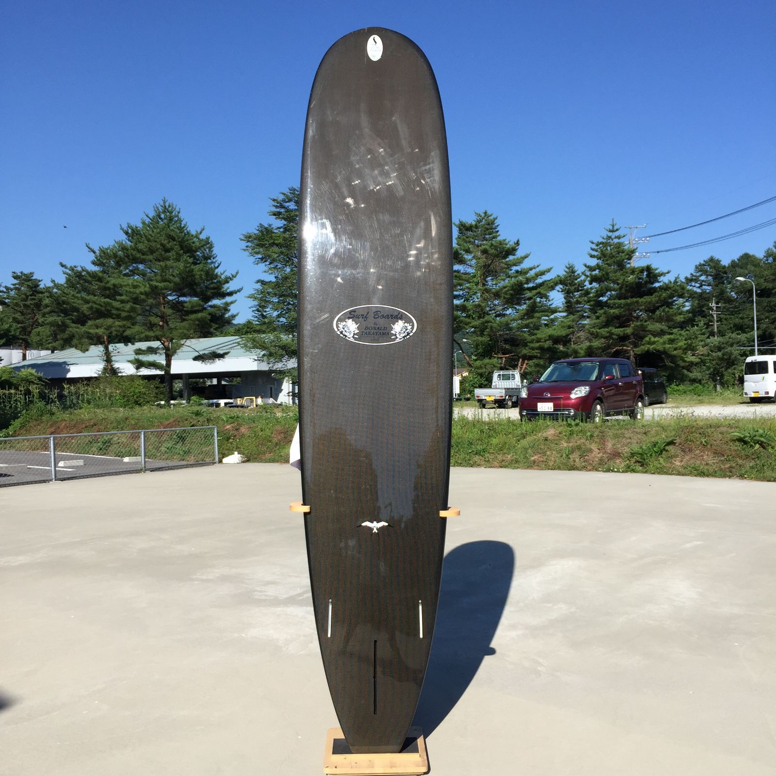 中古 ドナルドタカヤマ センターフィン 7,0 黒 カーボン ロングボード 中古 ドナルドタカヤマ センターフィン 7,0 黒 カーボン ロング