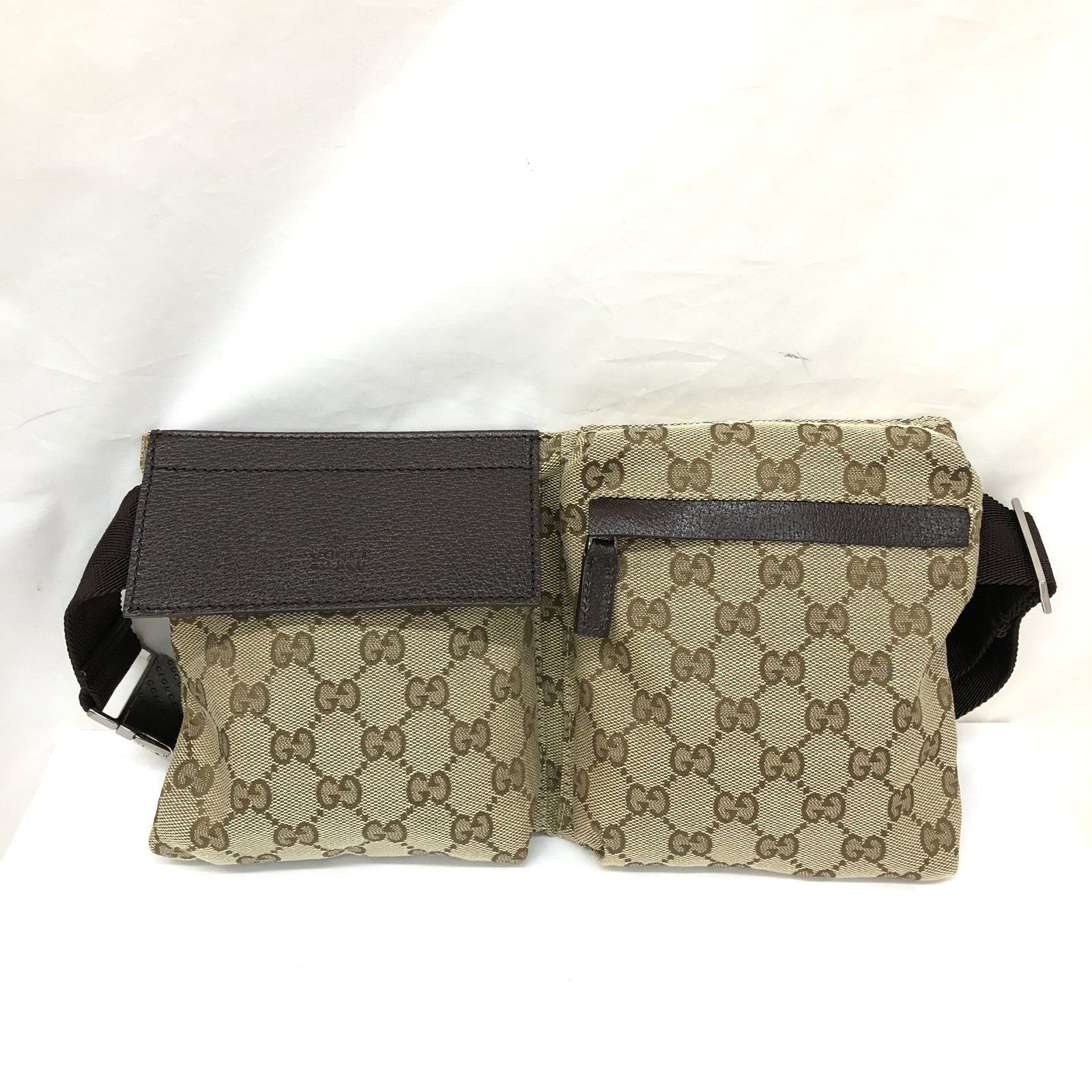 GUCCI グッチ ウエストバッグ 28566 GGキャンバス ベージュ - cecati92