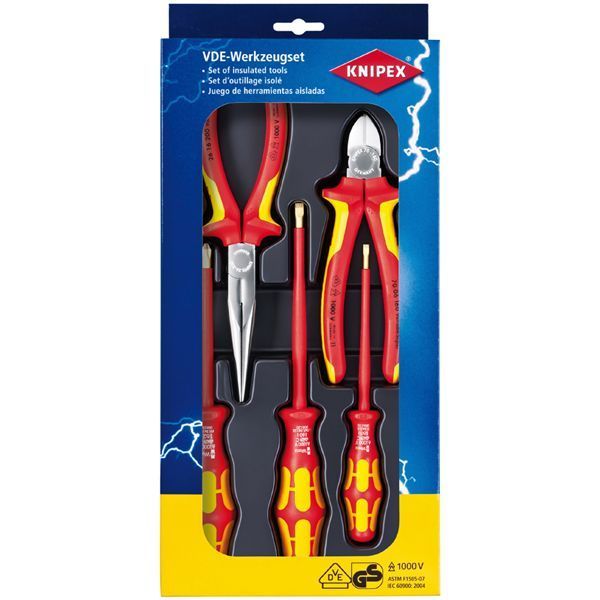 KNIPEX クニペックス 1000V絶縁ツールパック サイズW170×H370×D40mm 002013