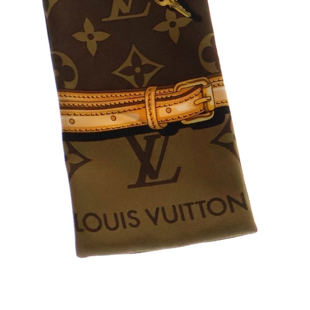 ルイヴィトン　モノグラム　スカーフ　シルク　ブラウン Louis Vuitton ルイヴィトン モノグラム シルクスカーフ