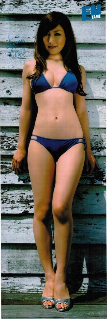 熊田曜子 等身大ポスター 水玉ビキニ 熊田曜子 等身大ポスター ポスター オリジナル等身大ポスター - by Wii