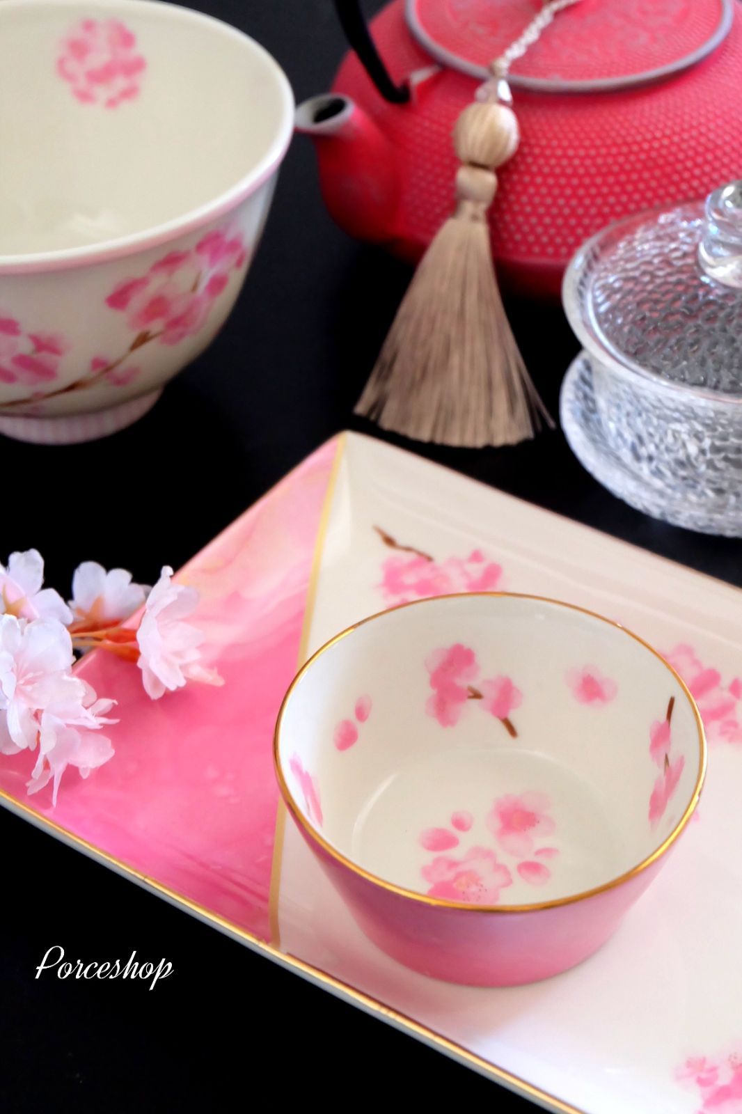 セット割】桜転写紙 チェリーブロッサム サクラ さくら 白磁用