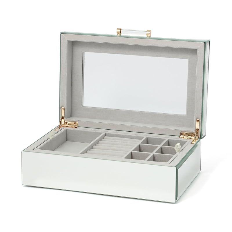 週末限定値下げ中　新品未使用　完売　フランフラン　ジュエリーボックス バイカラー ジュエリーボックス L ベージュ | Francfranc