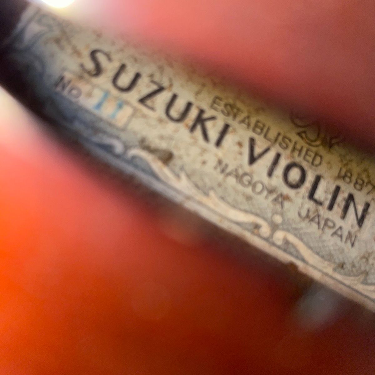 SUZUKI VIOLIN バイオリン NAGOYA NO.11　1963年製 SUZUKI VIOLIN バイオリン NAGOYA NO.11 1963年製 SUZUKI VIOLIN