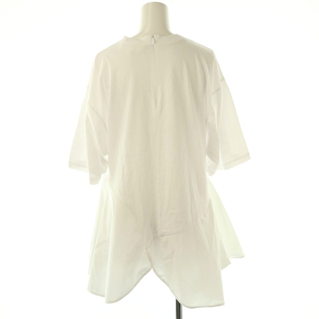 エンフォルド PETAL-HEM T-SHIRT 黒 ENFOLD ソフト天竺 Petal hem T/SH Tシャツ - メルカリ