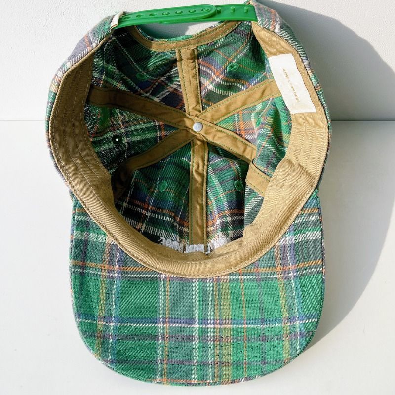 AIME LEON DORE PLAID LOGO HAT』エメ レオン ドレ チェック柄 AIME LEON DORE PLAID LOGO HAT』エメ レオン ドレ チェック柄