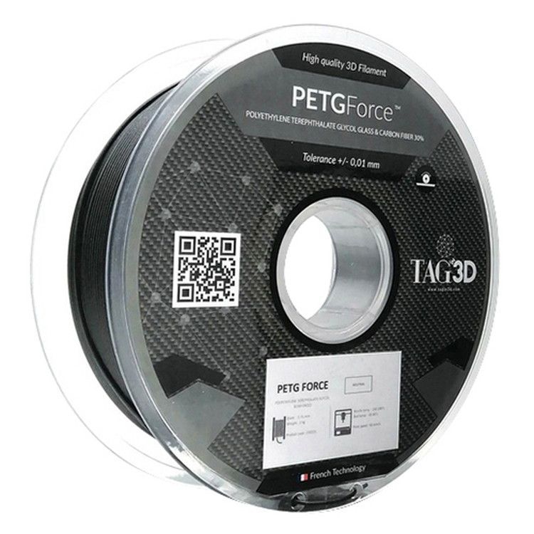 在庫限り 送料無料 TAGin3D 3Dプリンター用フィラメント PETGフォースフィラメント PETGFO-1.75NAT ナチュラル 1kg