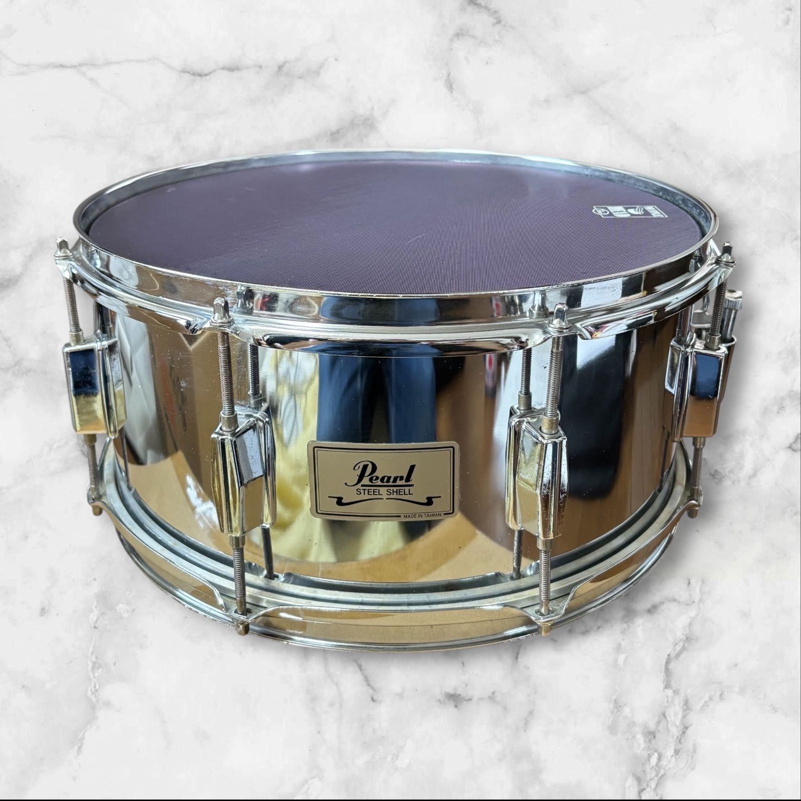 Pearl スチールシェル スネアドラム