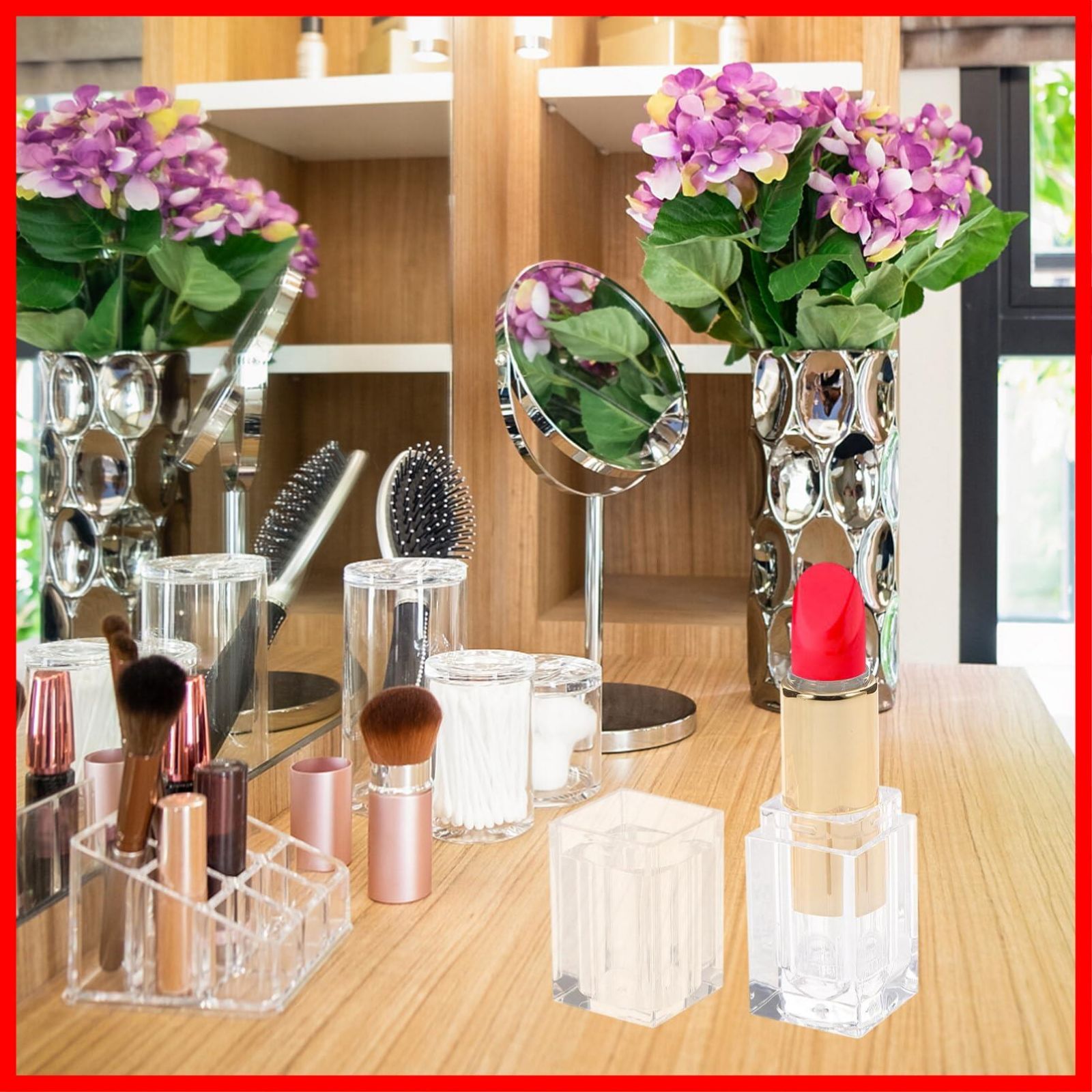 新着商品】手作りリップスティックコンテナ 口紅用詰替え容器 DIY 回転