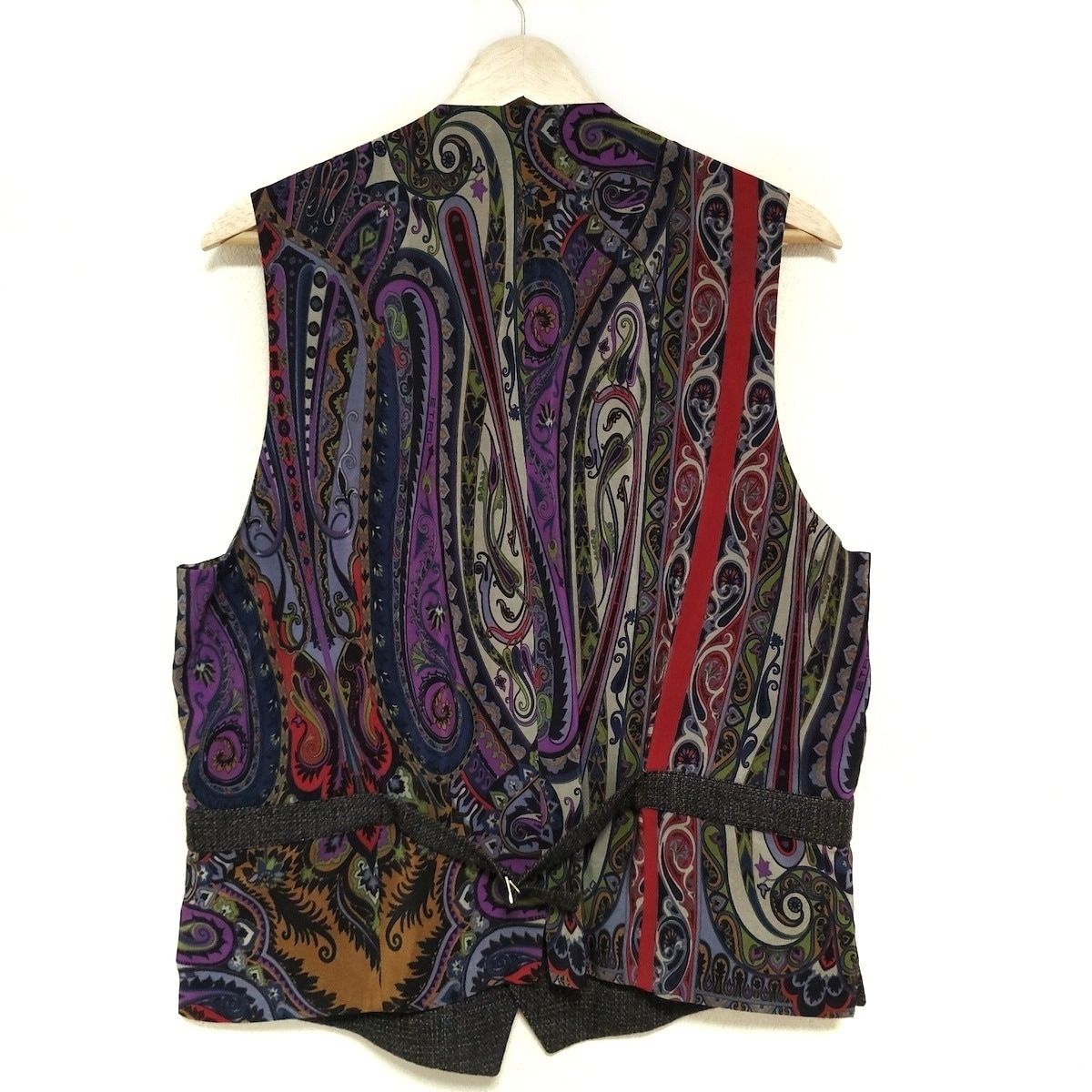 ETRO ベスト ETRO(エトロ) ベスト サイズ52 L メンズ美品 - ダークグレー