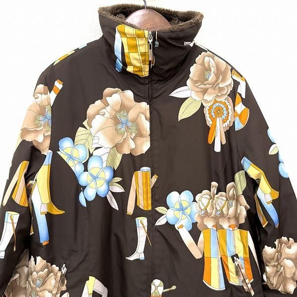 wnc レオナールスポーツ LEONARD SPORT ブルゾン 40 茶系 マルチ