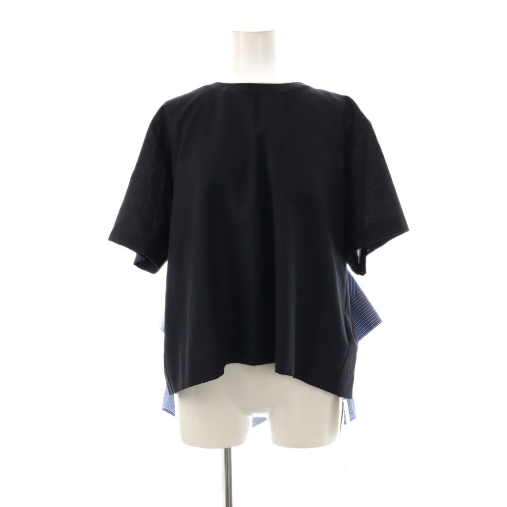 サカイ sacai 25年 25-07808 Suiting Poplin Pullover ブラウス シャツ