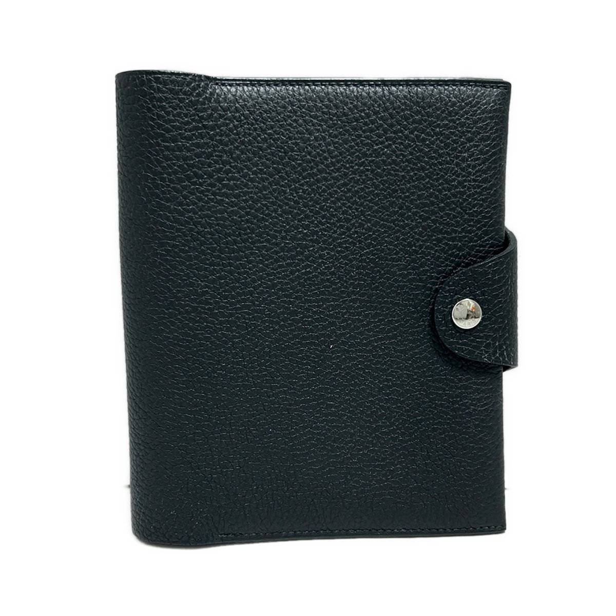 HERMES エルメス 手帳 ユリスネオPM 黒 シルバー金具