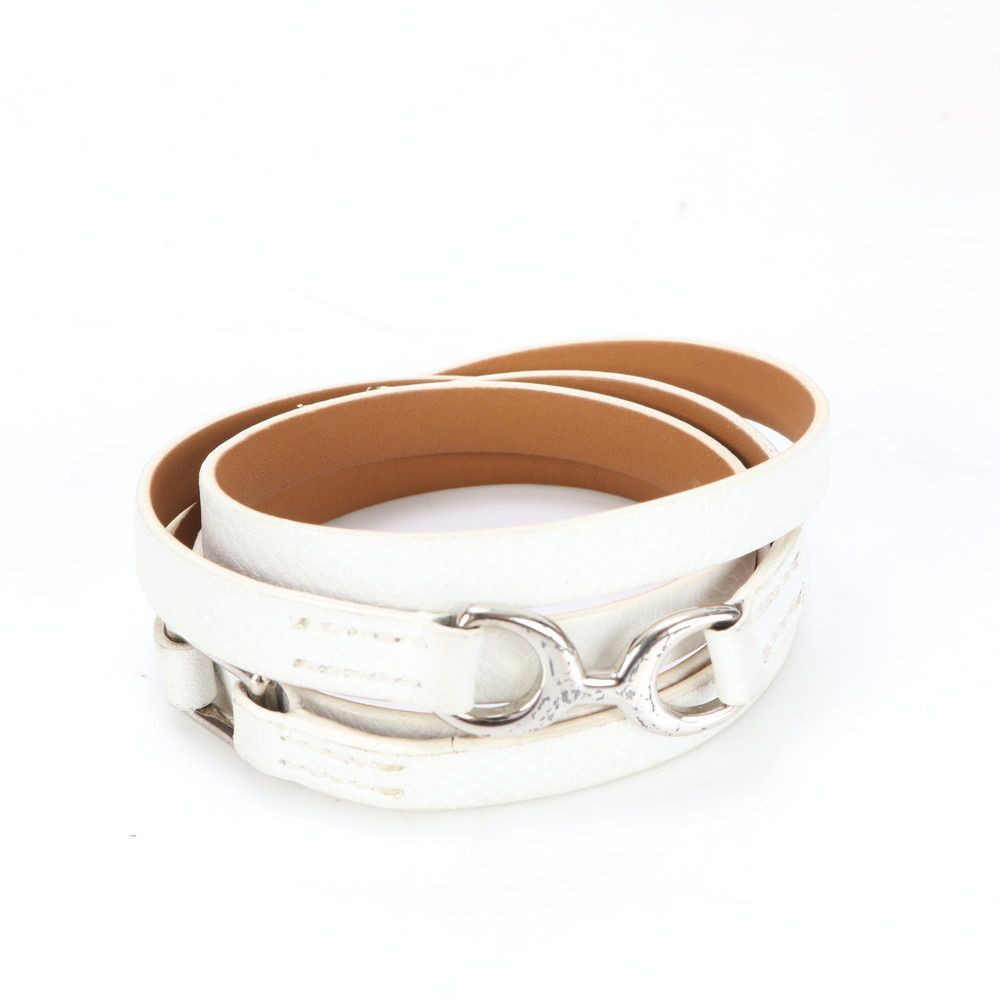 本物エルメス　レザーバングル HERMES⭐︎レザーバングル