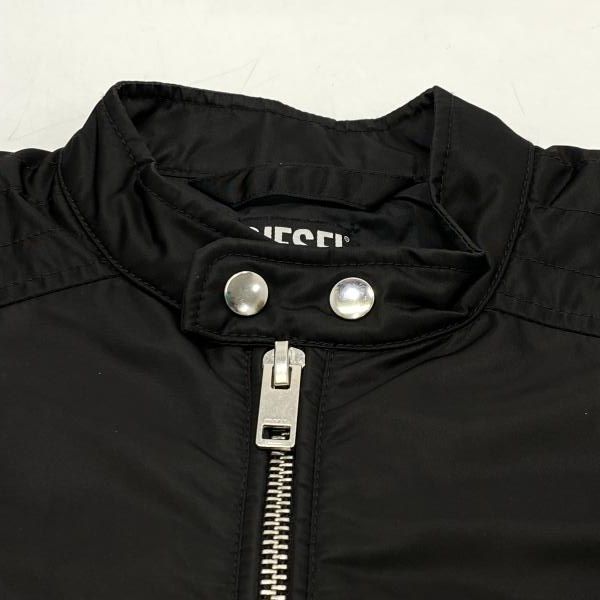 中古】DIESEL J-Glory シングル ライダースジャケット ブラック M