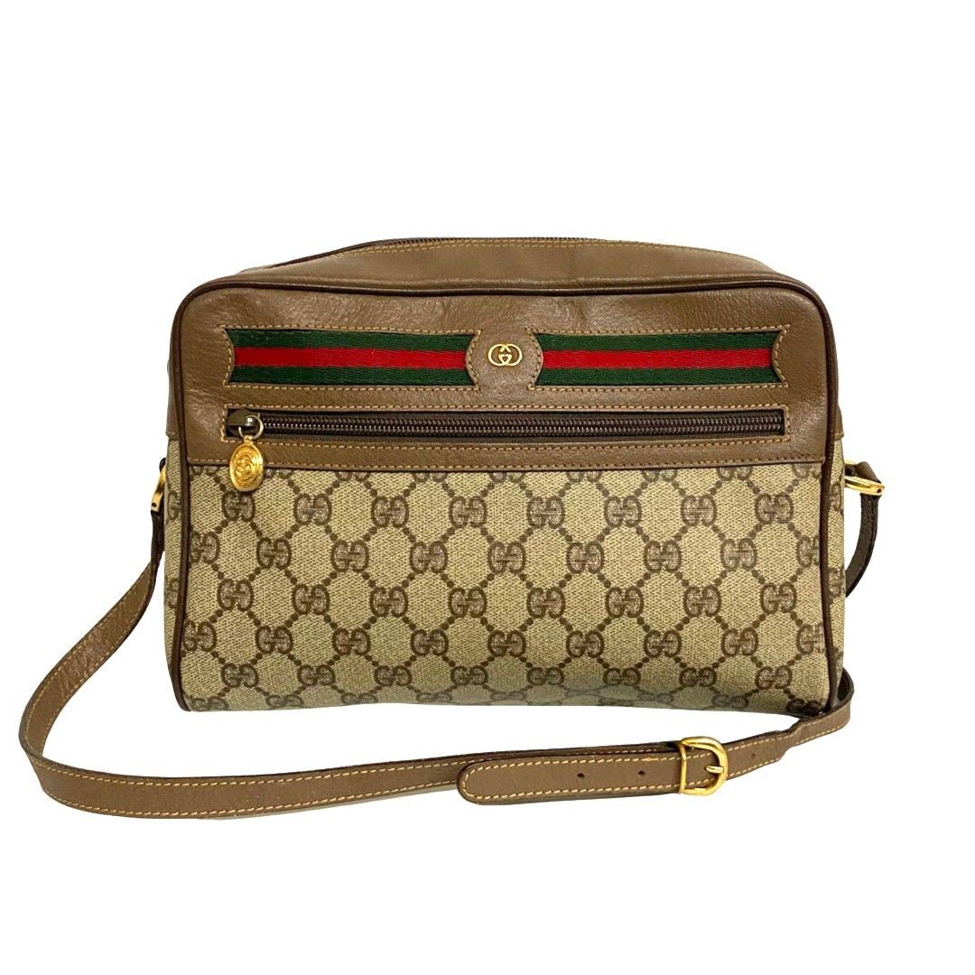 極 美品 保存袋付 GUCCI グッチ オールドグッチ ヴィンテージ シェリー