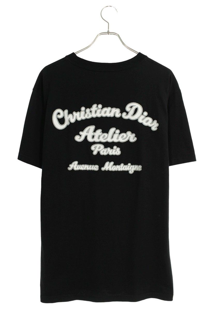 ディオール 293J645A0677 アトリエ刺繍デザインTシャツ メンズ S  