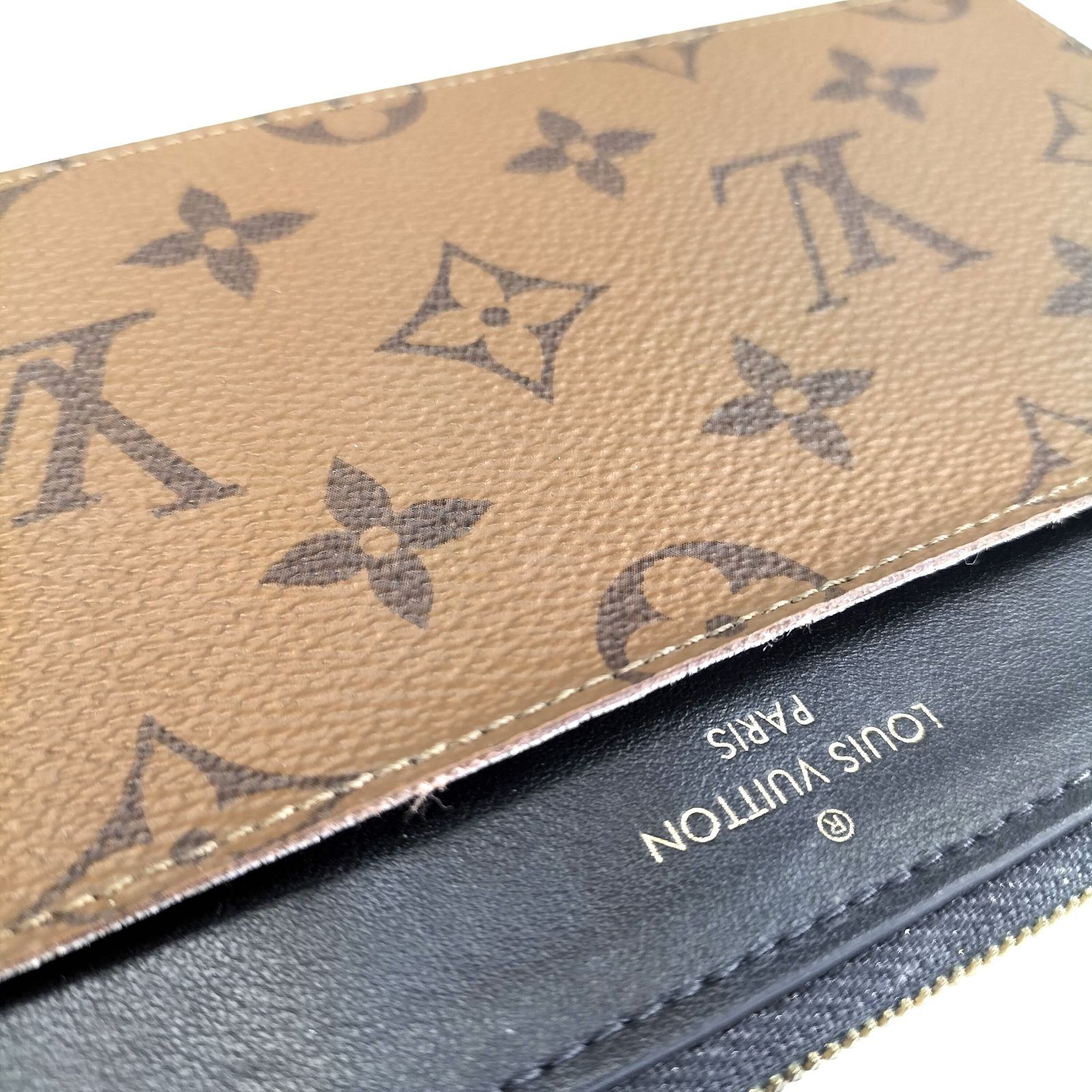 最終価格 LOUIS VUITTON ルイヴィトン 財布 スリムパース モノグラム・リバース M80390 バッグイン スマートケース 122 -  メルカリ