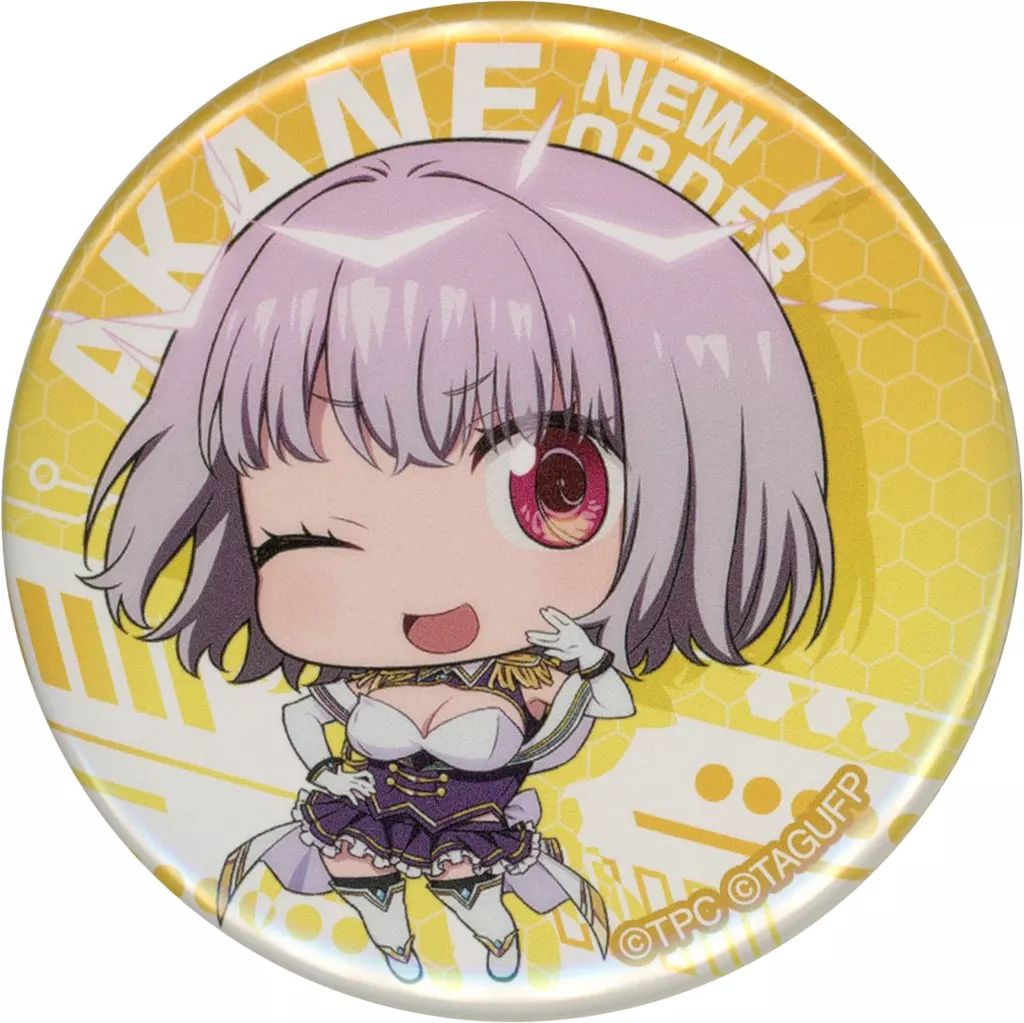 中古】バッジ・ビンズ 新条アカネ(ニューオーダーver.) 缶バッジ