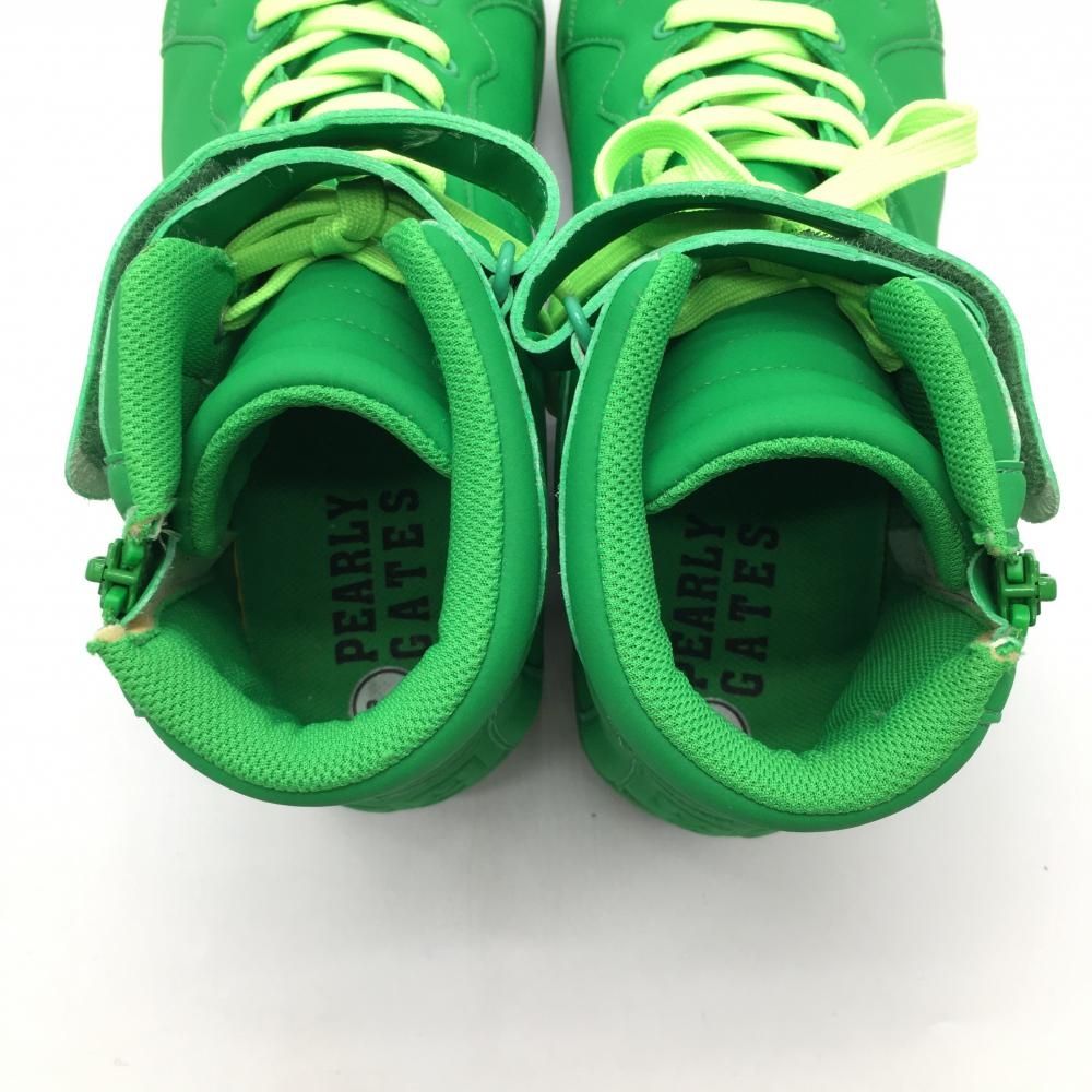 パーリーゲイツ ハイカットゴルフシューズ グリーン 053-292015 メンズ 26.5 ゴルフウェア PEARLY GATES LLC-HASEGAWATOSO_COM
